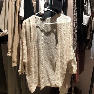 Cotton On XS cream cardigan